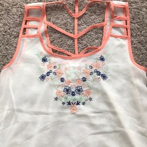 Lightweight cage back tank!